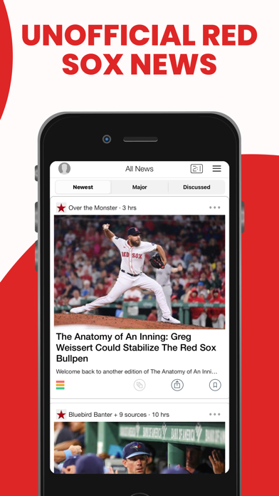 Screenshot #1 pour Unofficial Red Sox News