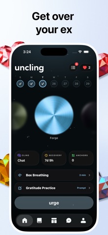 Uncling: No Contact Tracker iPhone screenshot