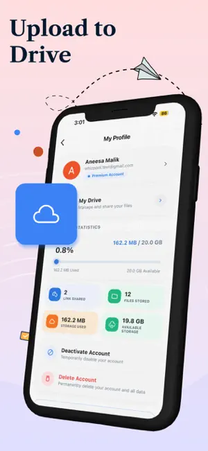 Link File Share: Send via link screenshot 4