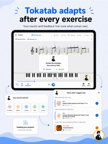Tokatab - Learn Piano iPad screenshot