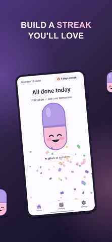Birth Control Reminder | Pilly Screenshot 3 of 6