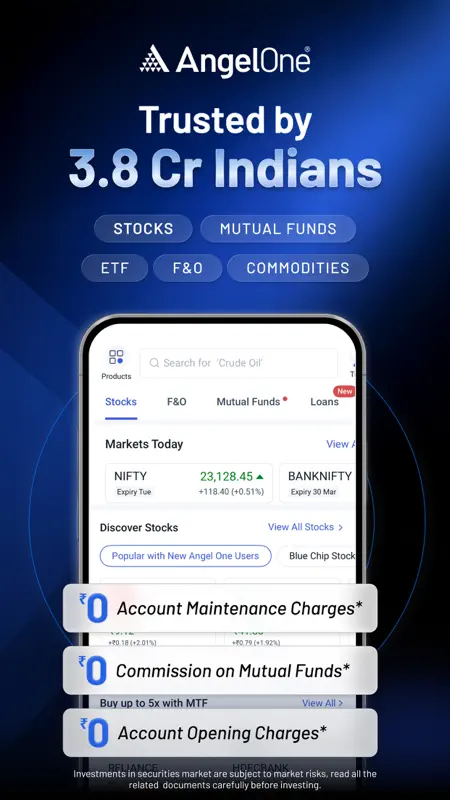 Angel One: Stocks, Mutual Fund screenshot 1 of 8