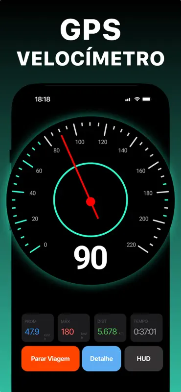 Velocimetro GPS & Odômetro screenshot 1 of 7