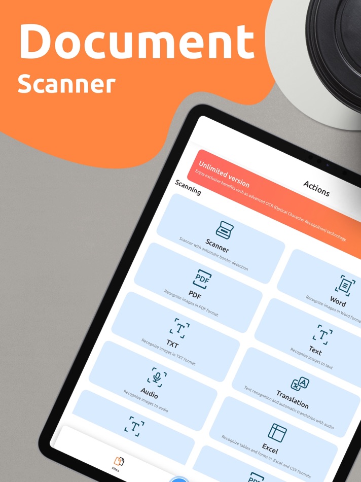 #1. Document scanner PDF and Word (iOS) 由: Sergiy Kurash