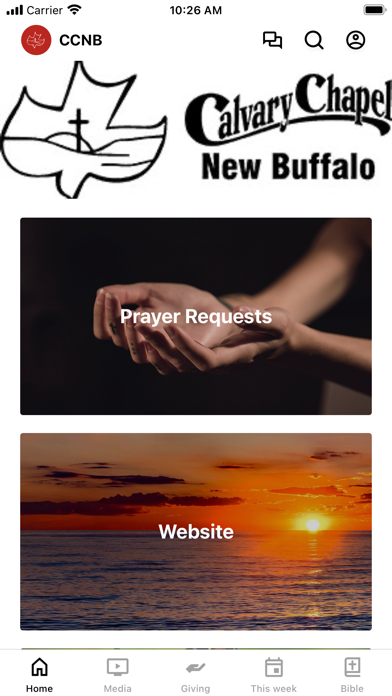 Calvary Chapel New Buffalo Screenshot