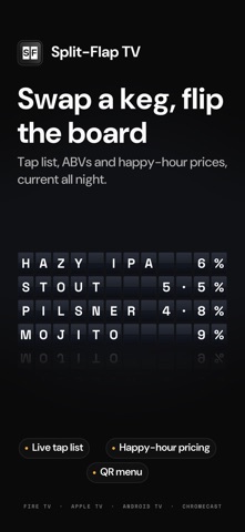 Split-Flap TV Screenshot 4 of 9