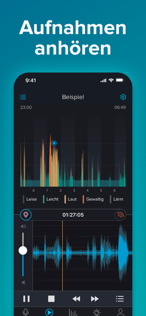 SnoreLab: Schnarchen aufnehmen スクリーンショット