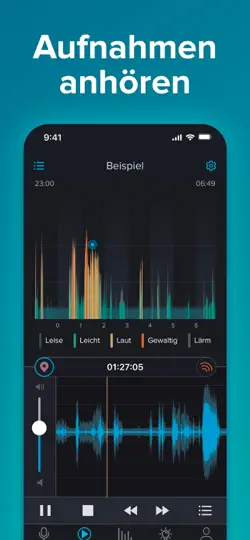Screenshot von SnoreLab: Schnarchen Aufnehmen auf dem iPhone 3