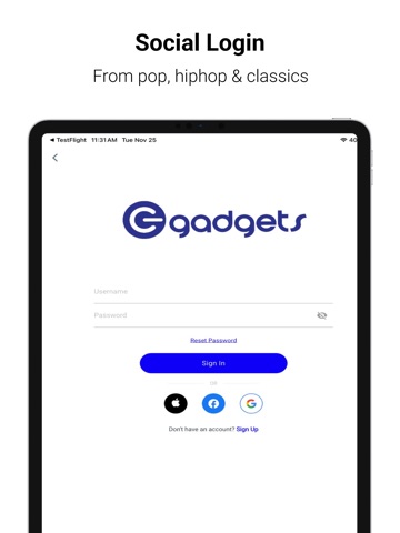 Gadgets Oman iPad screenshot