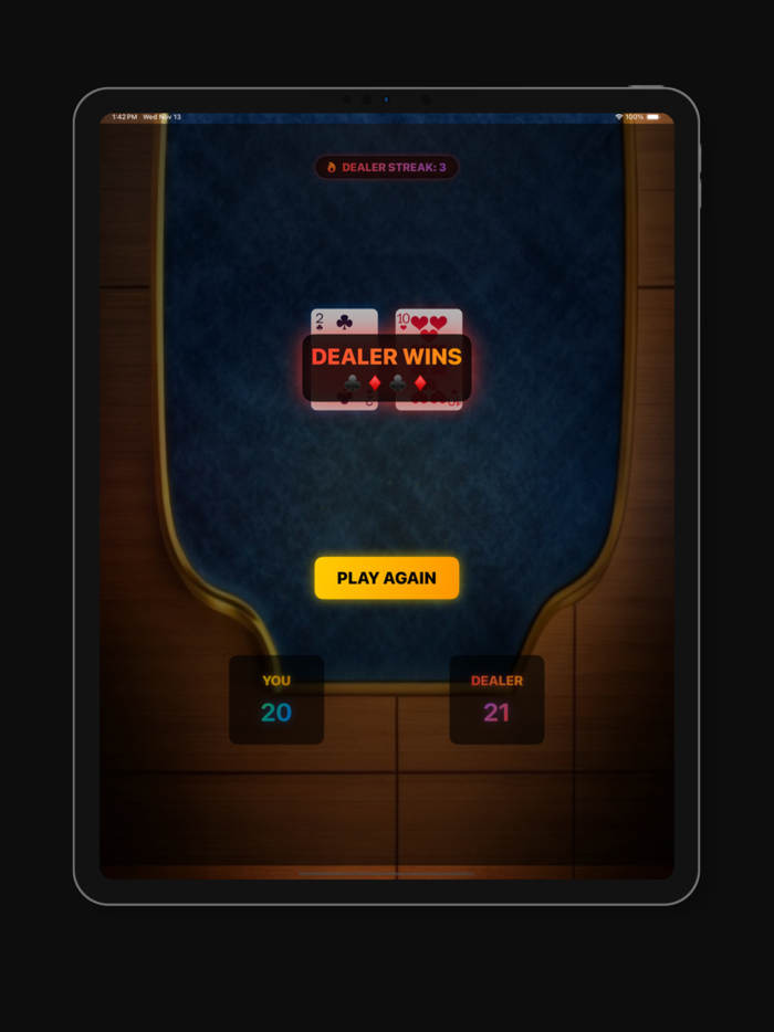 Beat the Dealer High Hand