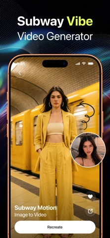 AI Video Generator - Vidmo Art iPhone screenshot