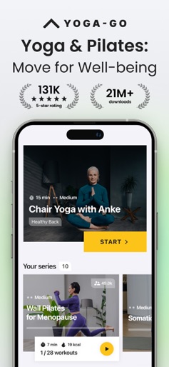 Yoga-Go: Chair Yoga & Tai Chi screenshot