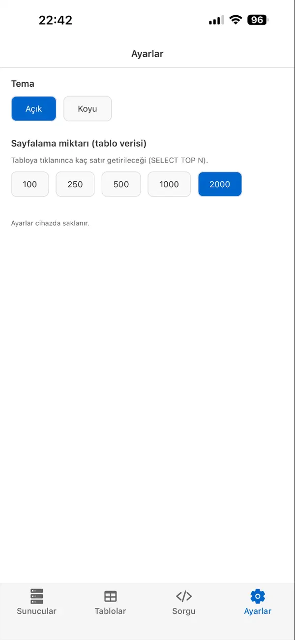 #6. Dyn SqlServer (iOS) Oleh: Turgay ACAR