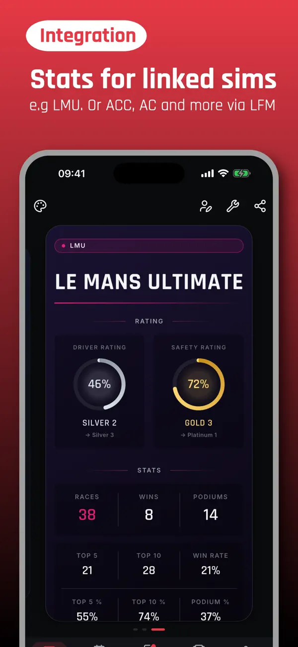 Screenshot #3 pour GridCard: For Sim-Racers