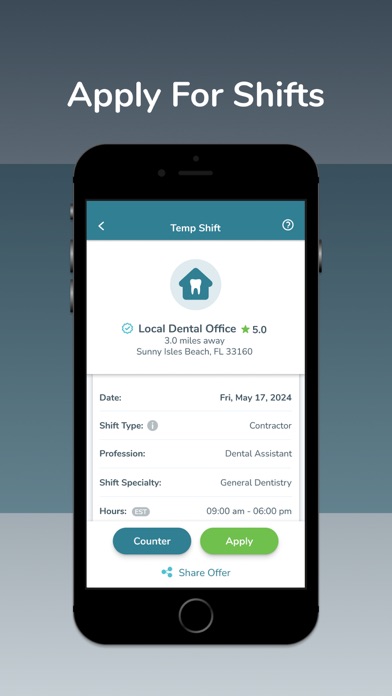 GoTu: Dental Staff Marketplace Screenshot