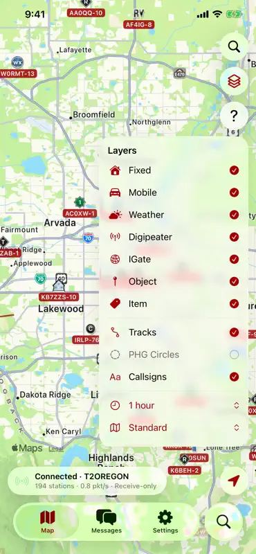 APRS Mobile screenshot 8 of 9