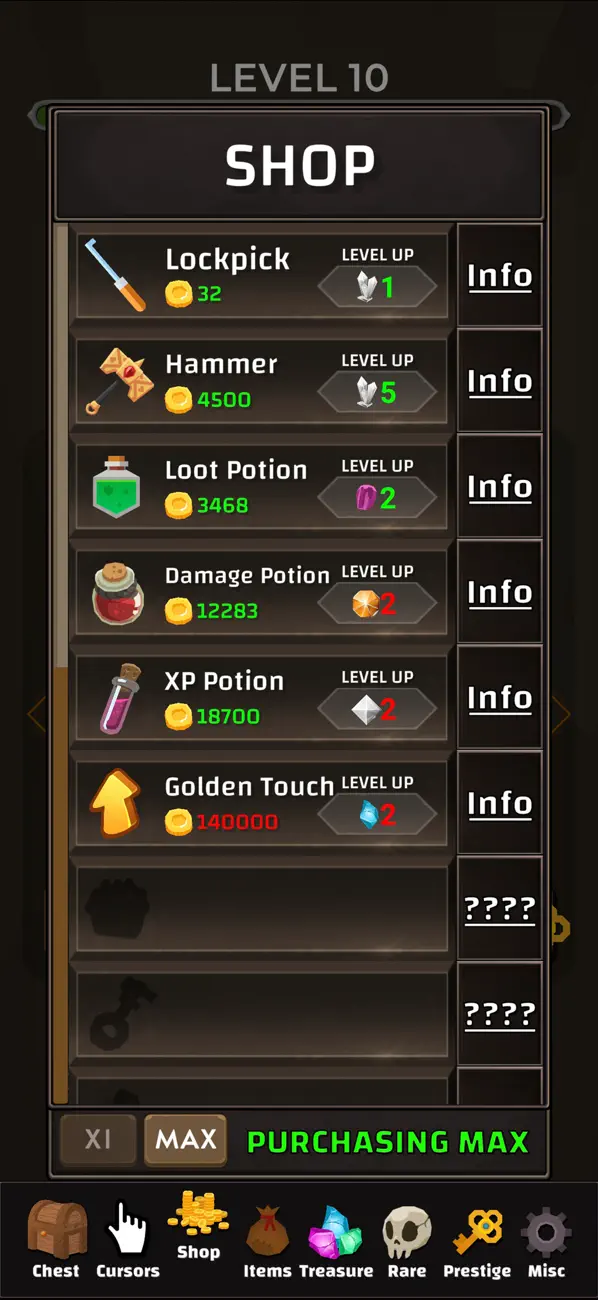 Screenshot #3 pour Treasure Chest Clicker