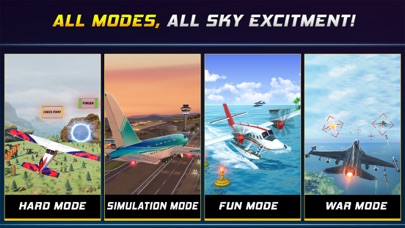 Airplane Pilot Flight: 3D Game Screenshot