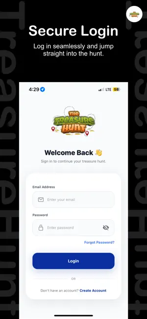 The TreasureHunt App screenshot 1