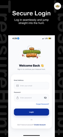 The TreasureHunt App Screenshot 1 of 6