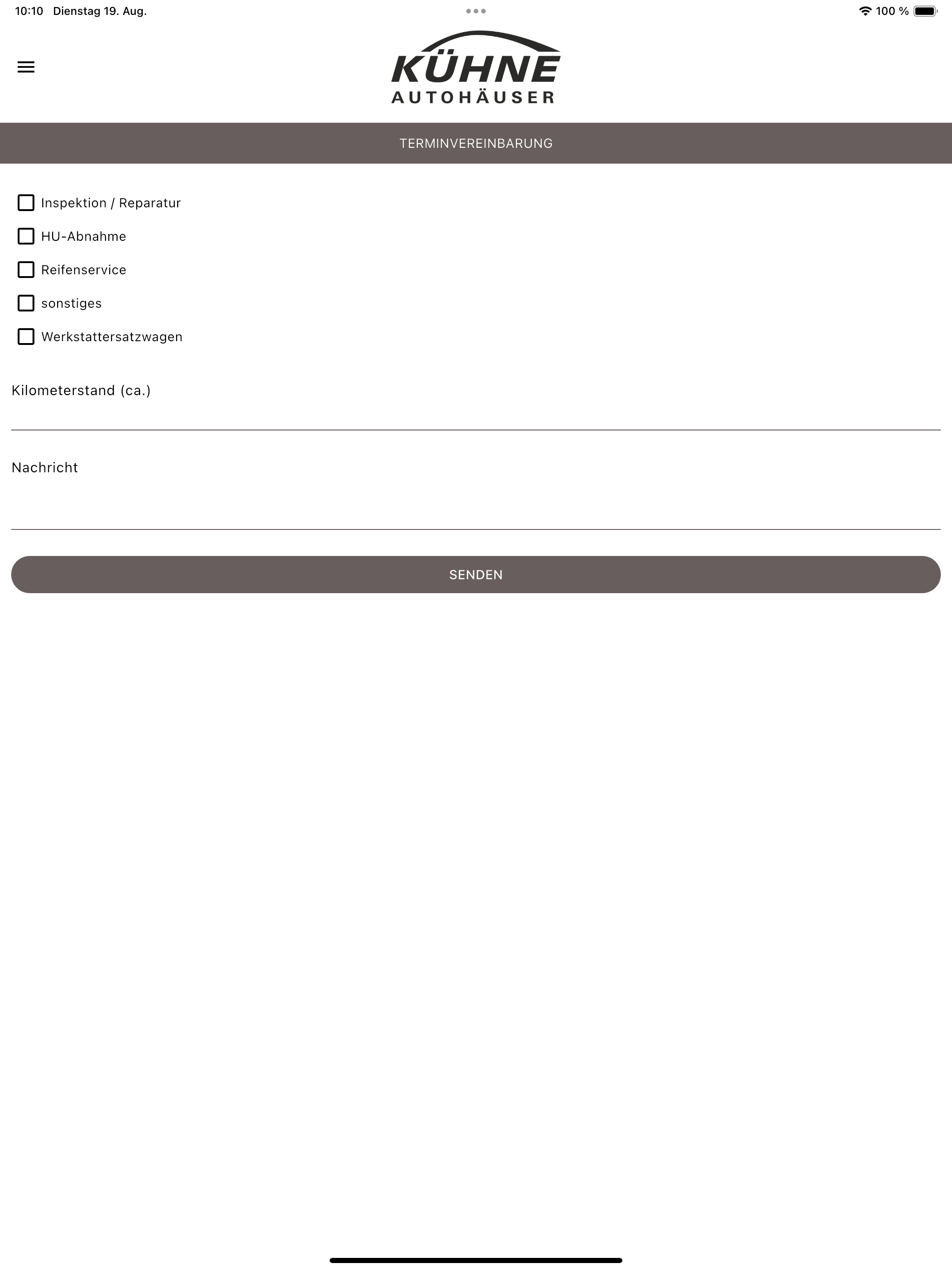 Kühne App screenshot 9