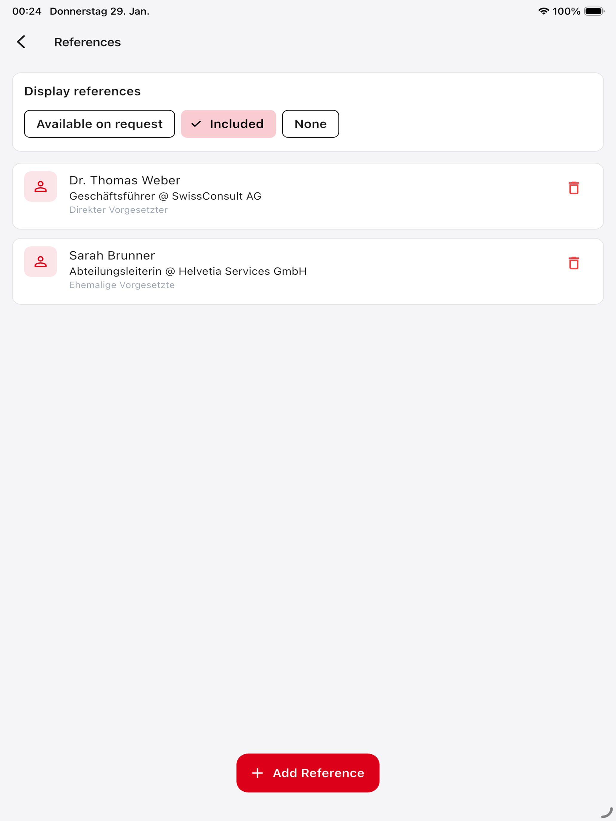 Helvetic CV screenshot 15