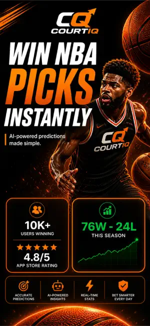 Ai Sports & NBA Tips: CourtIQ screenshot 1