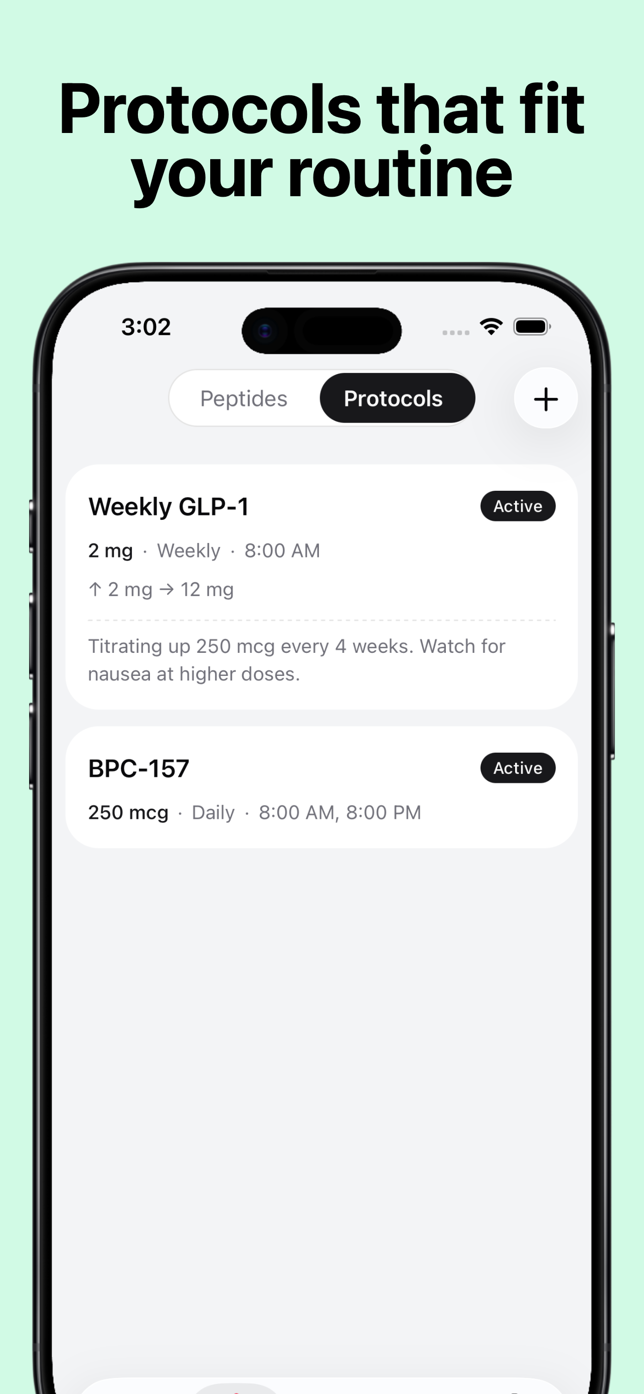 Peptide Tracker: PeptideBud