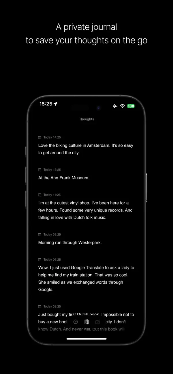 Screenshot #1 pour Boku: A Private Journal