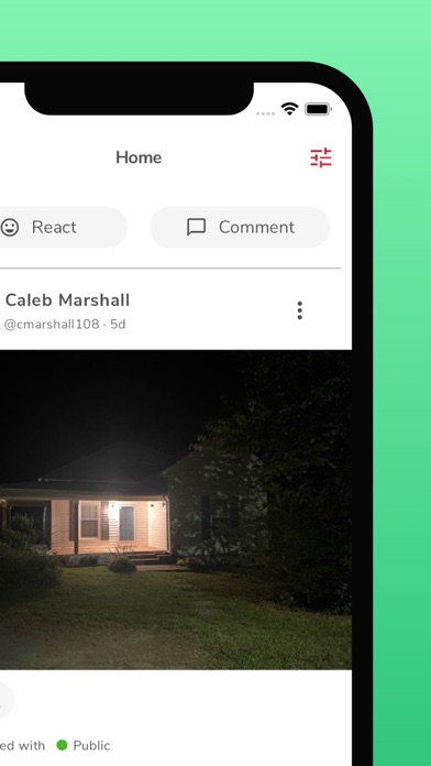 Pictofeed iPhone screenshot 1 - Social Networking app