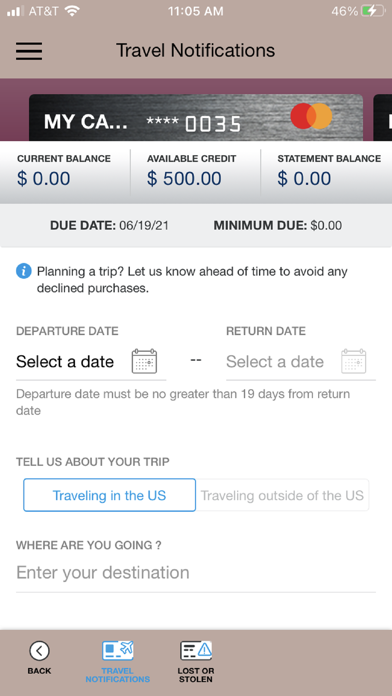 DayMet Cards Screenshot