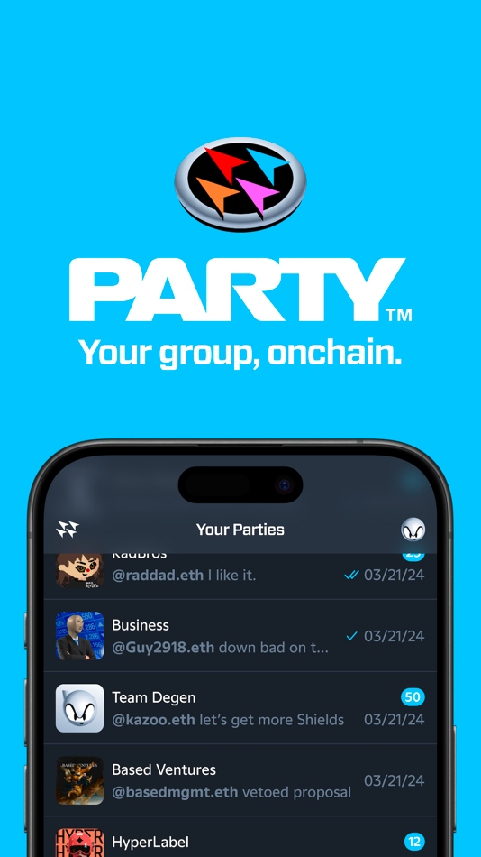 #2. Party – Your group, onchain. (iOS) 由: Multisig Operations LLC