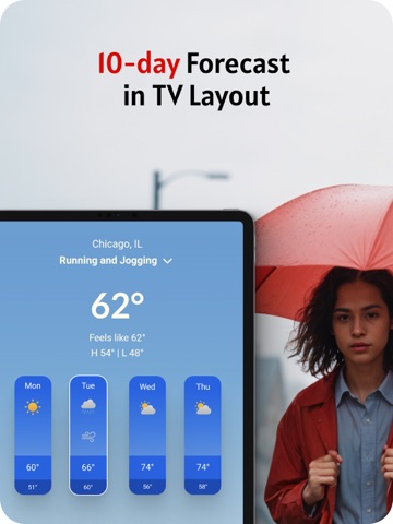 Depends on the Weather iPad screenshot
