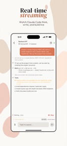 Maude - Mobile Claude Code screenshot