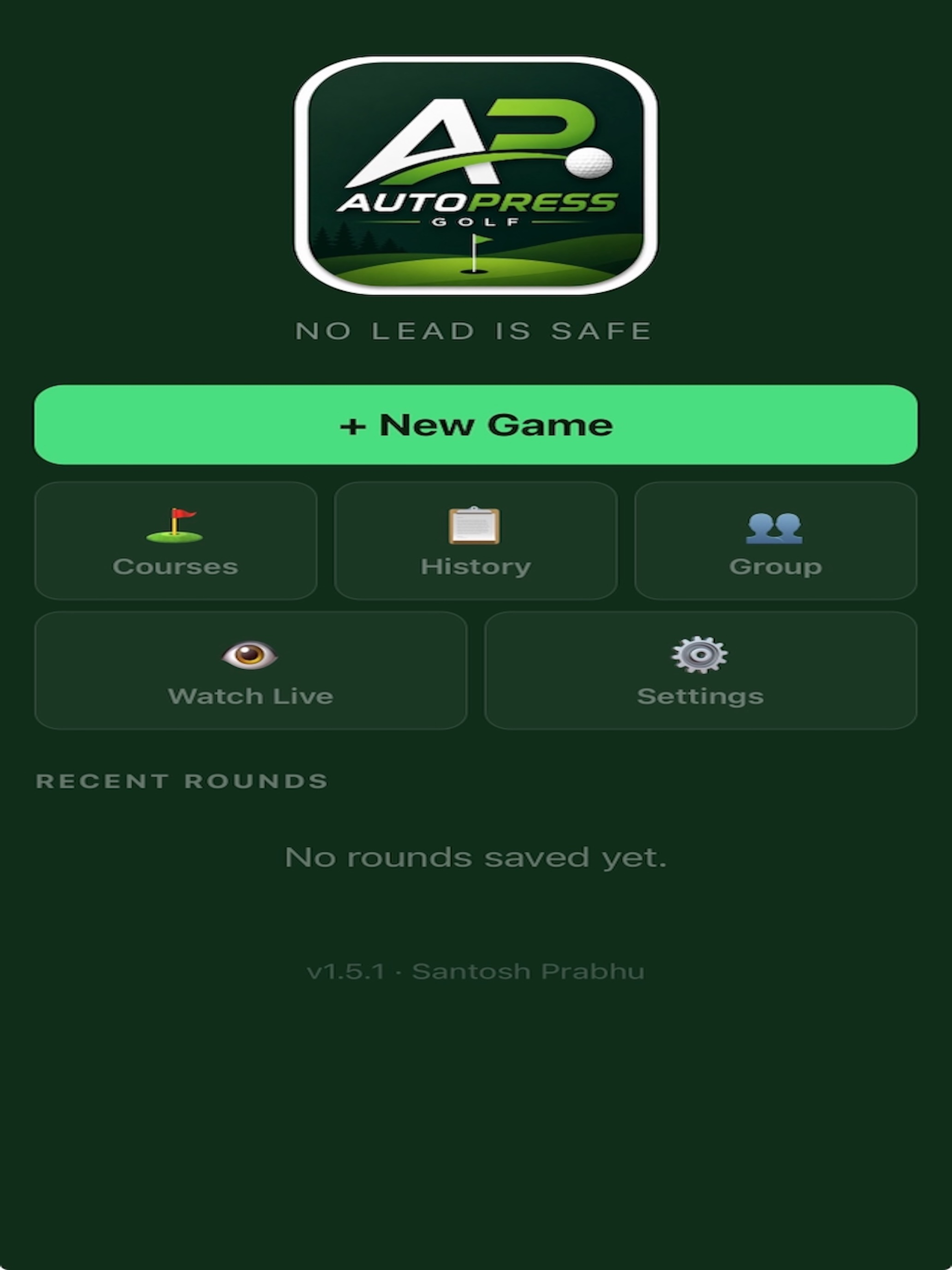 AutoPress Golf