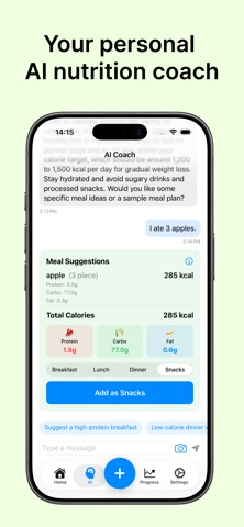 CalorieAI+ screenshot