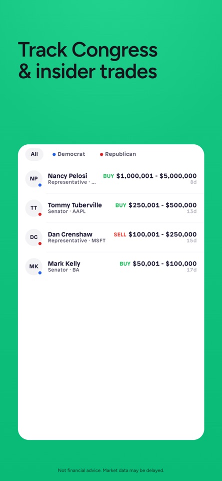 StockPlus: AI Congress Tracker screenshot 8