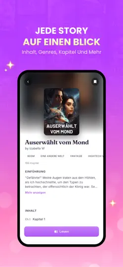 Screenshot von Storyca auf dem iPhone 3
