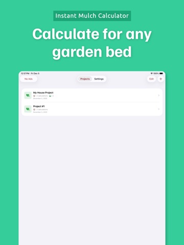 Mulching Calculator iPad screenshot