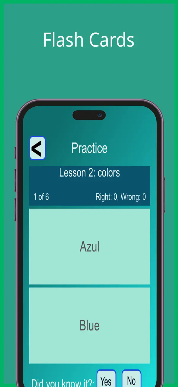 Screenshot #2 pour Woordjes Spaans (Flash Cards)