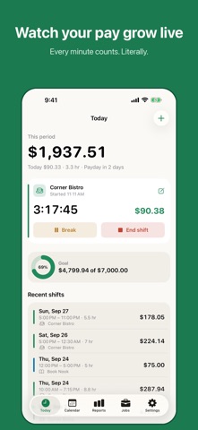 Earnly: Shift Earnings Screenshot 1 of 6