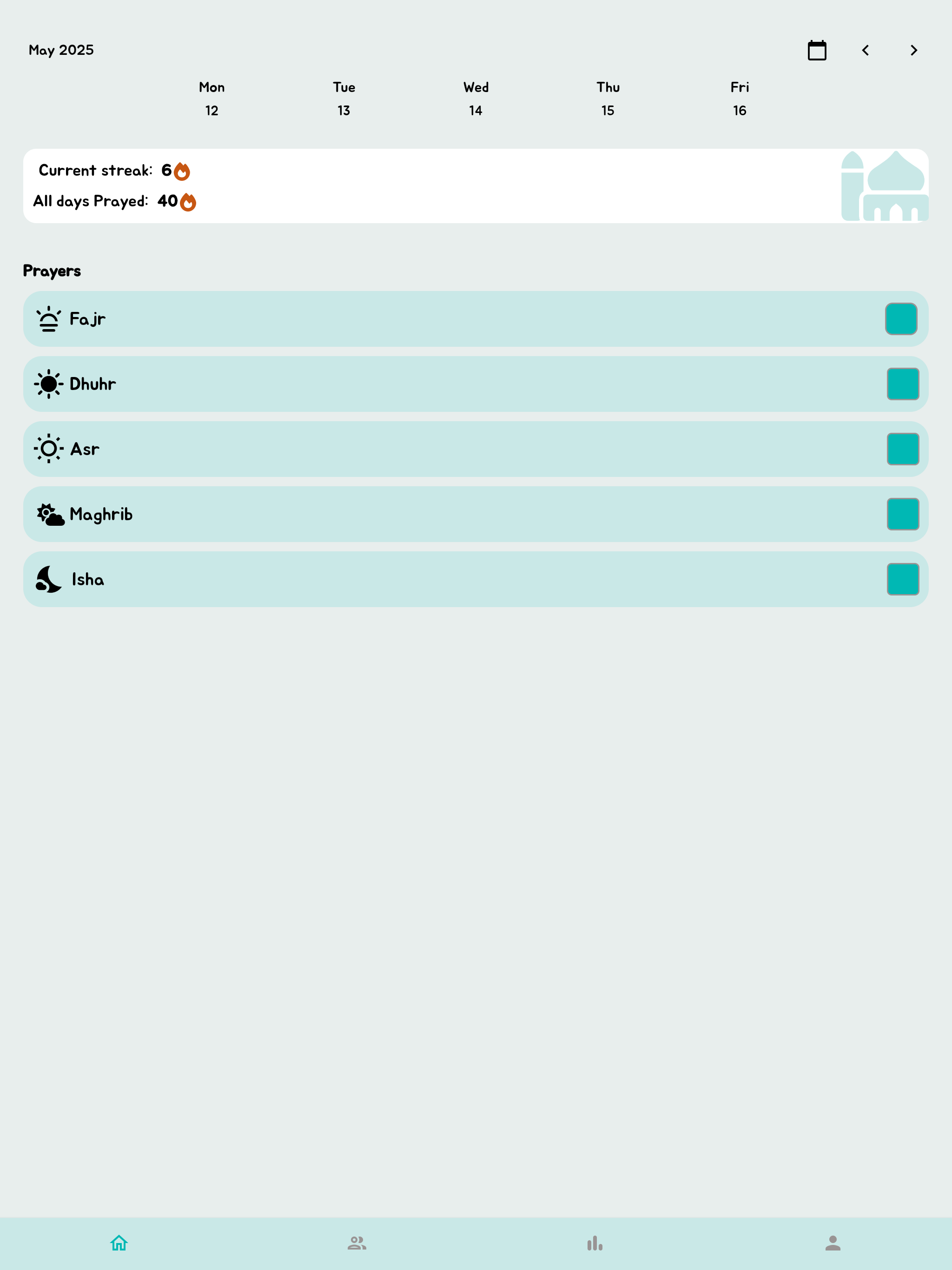 Prayer Accountability - Mizan