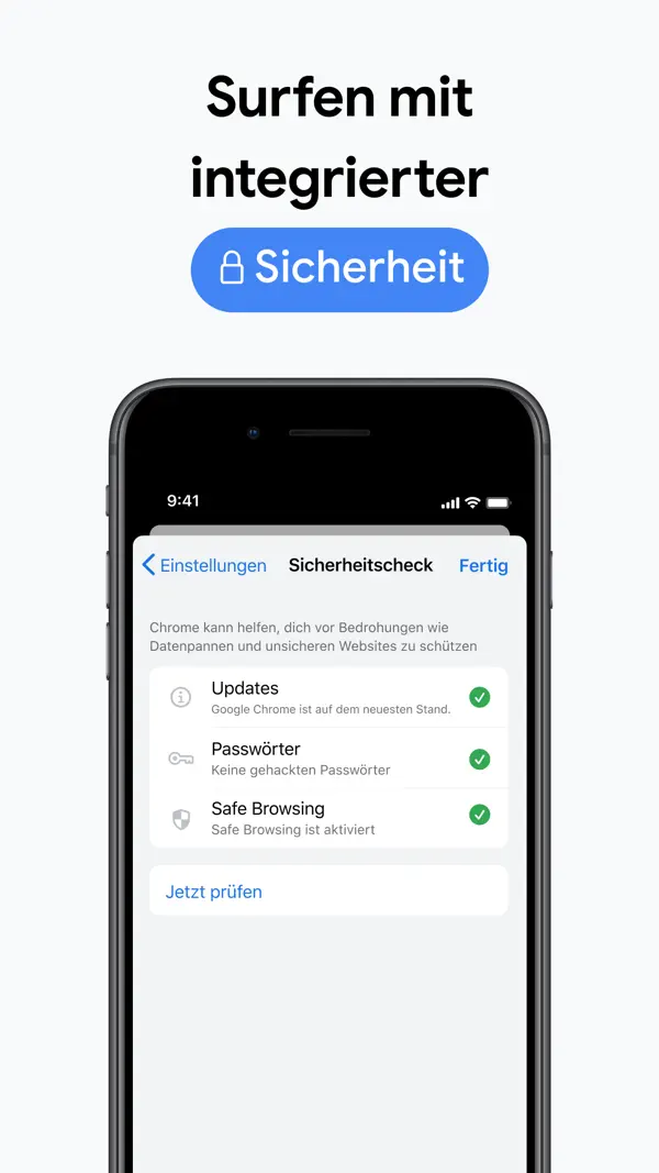 Google Chrome iPhone App Screenshot 8 – Dienstprogramme