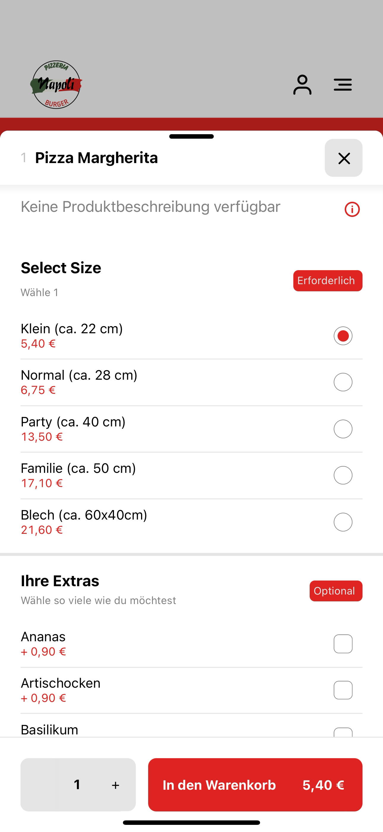 Napoli Pizzeria Lage screenshot 4