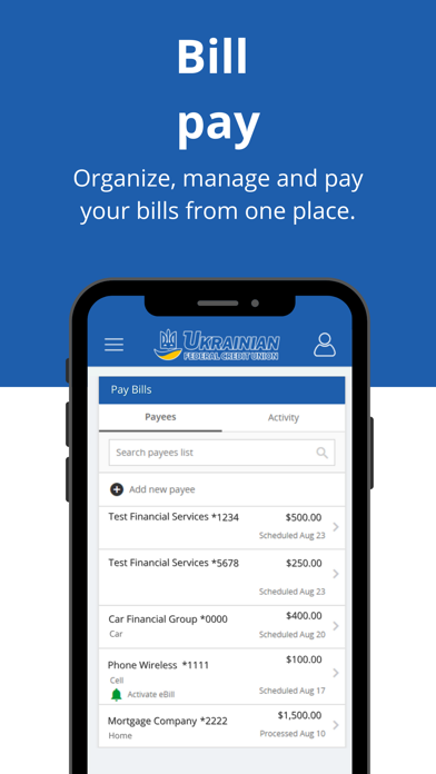 Ukrainian FCU Mobile Screenshot