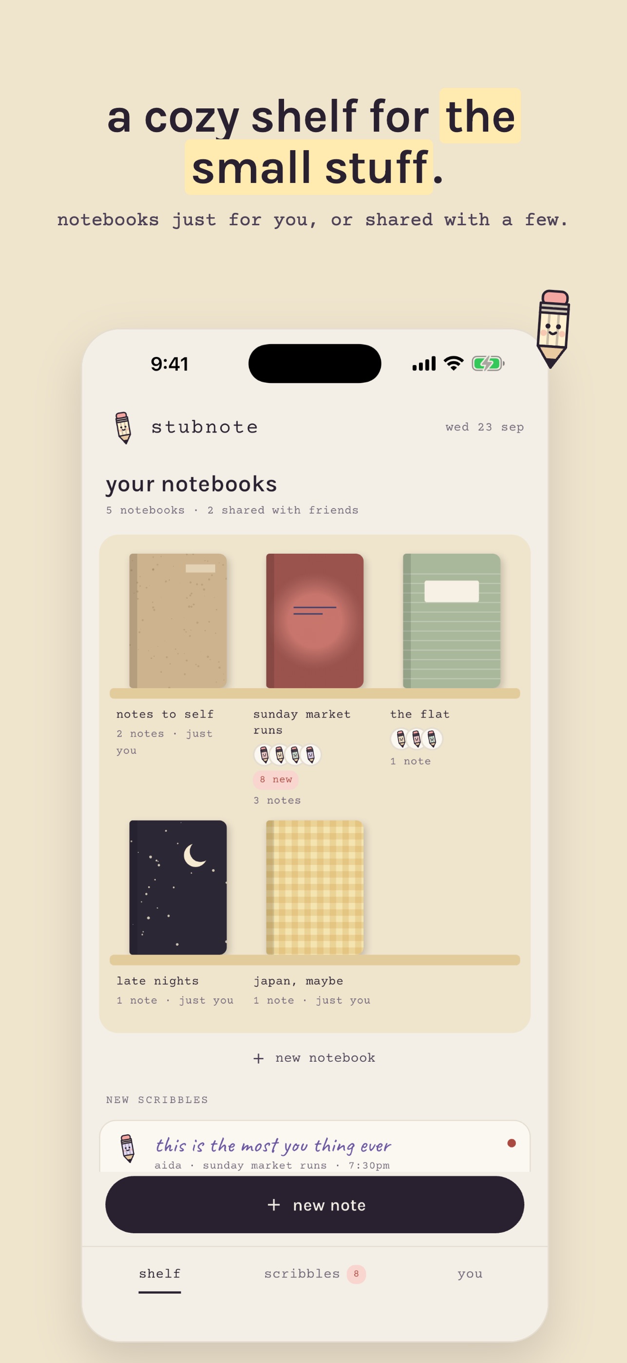 Screenshot 2 of Stubnote: Shared Journal