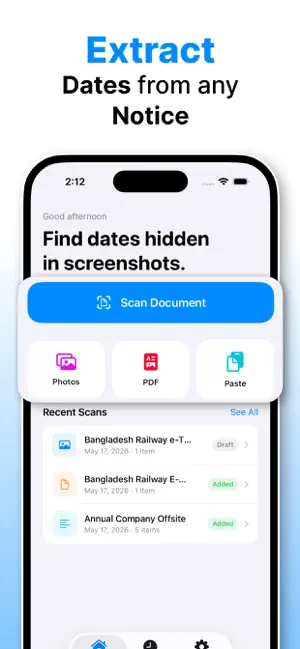 DateSnap: Screenshot to Event screenshot 2