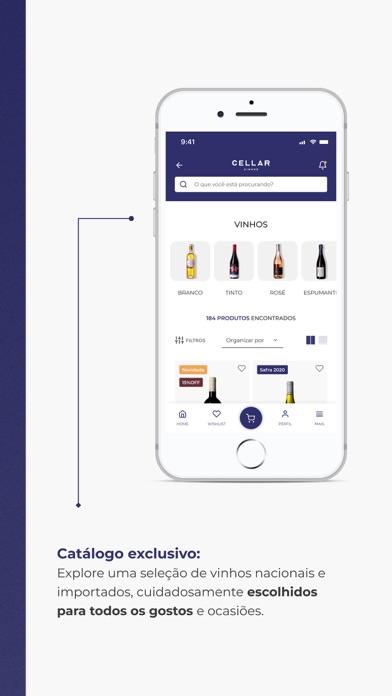 Cellar Vinhos iPhone screenshot 2 - Shopping app