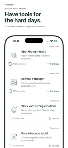 MindSteer: CBT & Mood Journal Screenshot 2 of 8