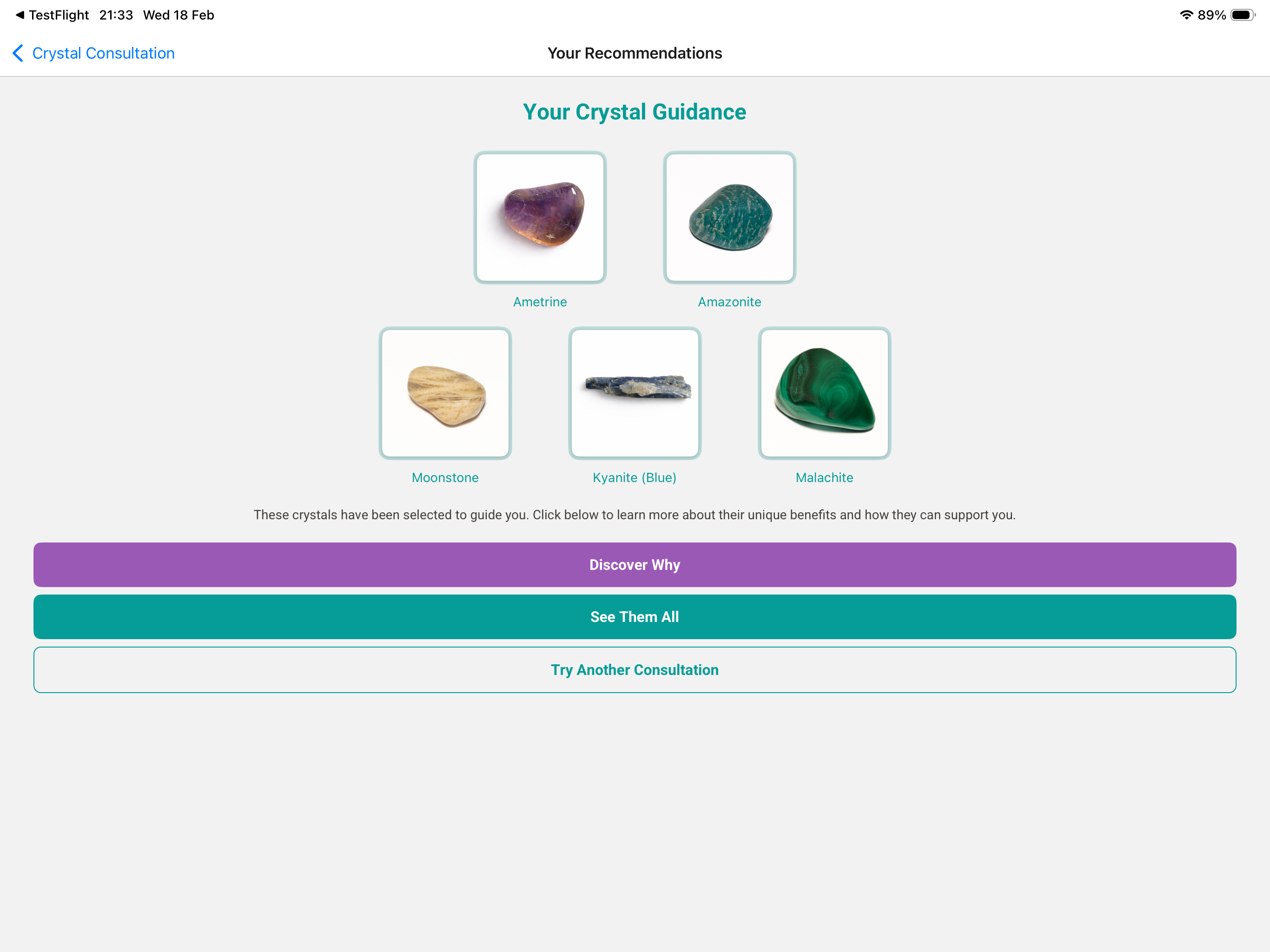 Crystal Consultant